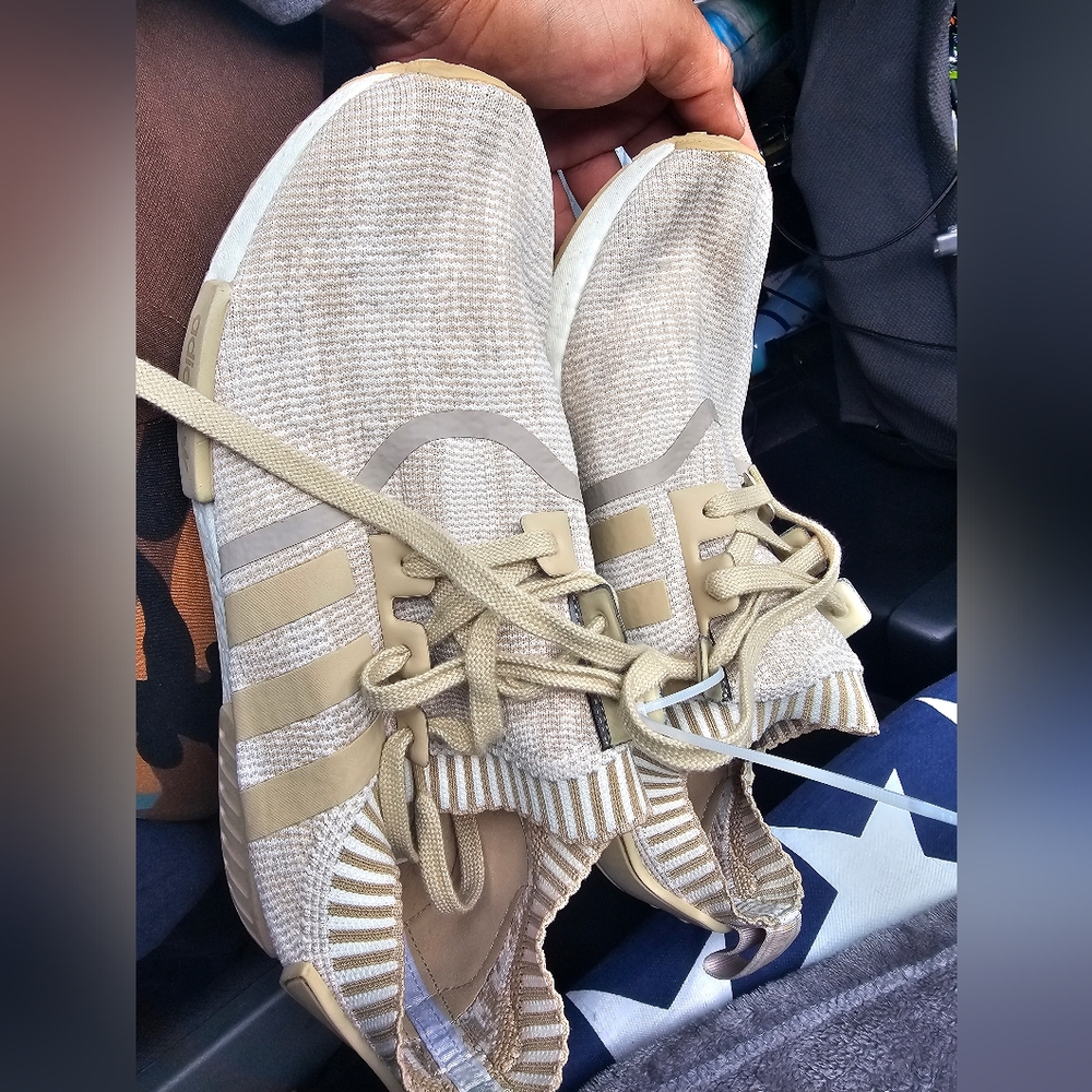 Adidas boost nmd r1 pk beige for men 11.5